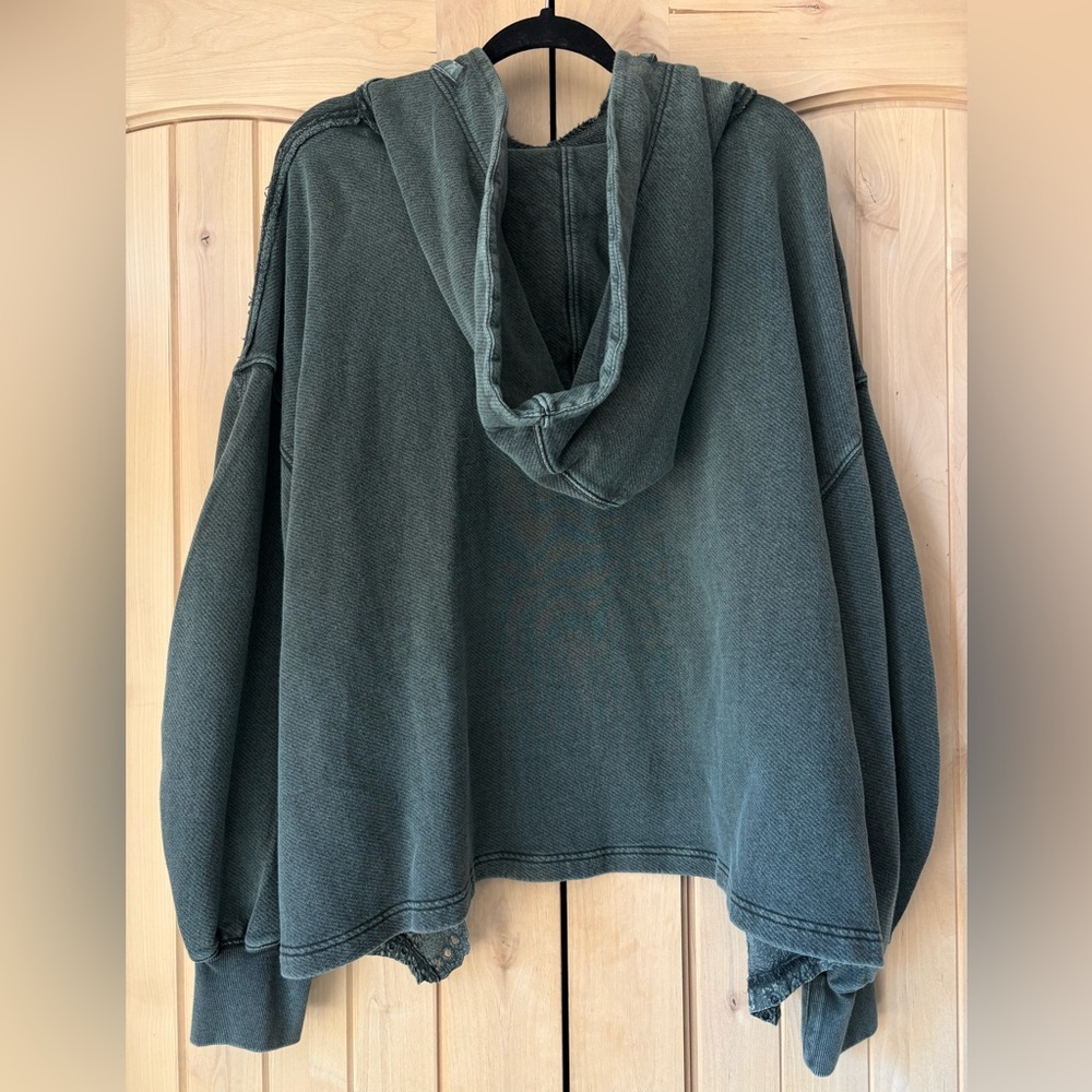 Free People Eyelet HiLo Hoodie - Picture 7 of 16